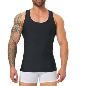 Débardeurs toutes tailles Fitness chemise sans manches haute rue été coton respirant vêtements pour hommes hommes Gym Muscle Singlets entraînement - Product Image 3