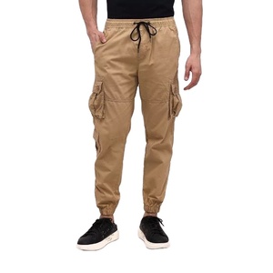 Pantalones Cargo Jogger de Lona de Cintura Alta para Hombre, Diseño Nuevo, Pantalones Deportivos Casuales Resistentes con Bolsillos - Product Image 1