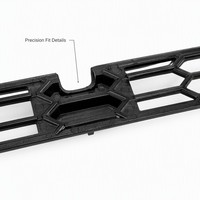 Grille de protection de radiateur avant en ABS pour BYD Song Pro 2025 – Cache de pare-chocs avant à clipser