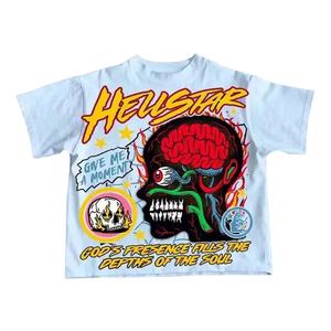 Camisetas para Hombre al por Mayor, 100% Algodón/Poliéster, Ecológicas, de Secado Rápido, Manga Corta, Corte Holgado, Color Liso, Casuales, Transpirables, OEM - Product Image 1