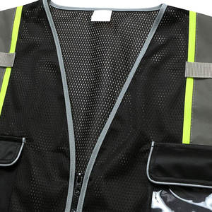 Chaqueta DE SEGURIDAD reflectante OEM de alta visibilidad Poliéster Impermeable Diseño a prueba de viento para máxima protección Condiciones de poca luz - Product Image 3