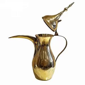 Decorative Metal Dallah For Charming Living Room Display And Traditional <b>Arabian</b> Accent - Product Image 4