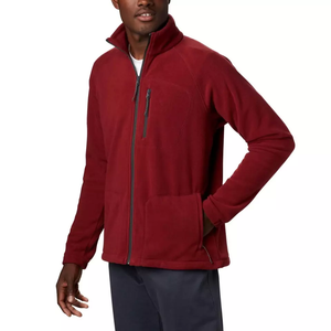 Otoño Invierno Tallas grandes Chaqueta Softshell con mangas largas Micro Polar Fleece para hombres Etiquetas de logotipo personalizables - Product Image 3