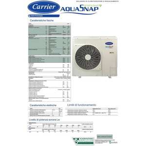 Bomba de Calor Inverter Carrier Aquasnap Plus de 8 kW 30AWH008XD, Sistema HVAC Doméstico sin Módulo Hidrónico - Product Image 2