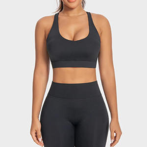 Conjunto de Yoga de 2 Piezas sin Costuras, Ropa Deportiva de Manga Larga para Gimnasio, Leggings con Efecto Push-Up para Mujer, Conjuntos Deportivos para Mujer - Product Image 3
