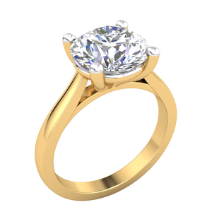 แหวนทองทึบ14K ได้รับการรับรองจาก EF มีความคมชัด2.55ct เพชรที่มีคุณภาพสูงงานหมั้น/งานแต่งงาน/ของขวัญ/ปาร์ตี้ - Product Image 1