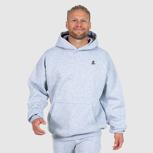 Sweat à capuche en molleton 100 % coton respirant pour homme, coupe classique, broderie complète personnalisable, idéal pour l'automne - Product Image 6