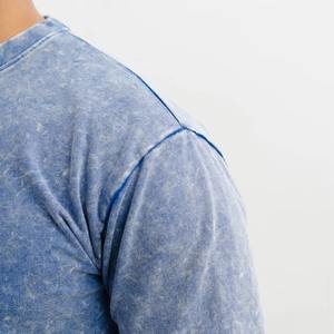 T-shirt vintage personnalisé délavé à l'acide pour homme Oversize 230g 250g DTG Print Streetwear en polyester/coton - Product Image 6