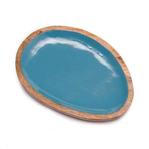 Bandeja para servir postres y pasteles con acabado personalizado, utensilios de cocina para el hogar, bandeja para servir aperitivos y pizzas usados - Product Image 2