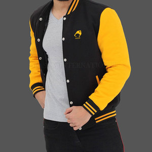 Top Selling Wool Sleeves Letterman Winter <b>Jacket</b> Custom Design Street Wear <b>Men</b> Letterman <b>Jacket</b> - Product Image 2