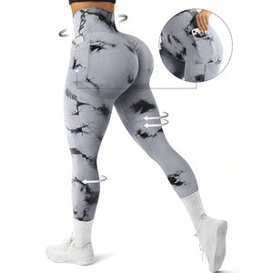 Leggings de Yoga transpirables de cintura alta para mujer, estilo dulce push-up con bolsillo, cómodos y elegantes - Product Image 2