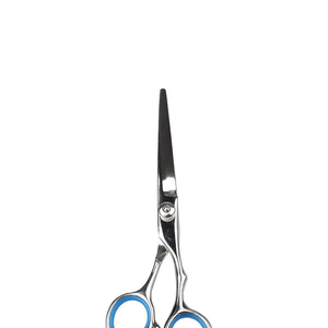 Salon de coiffure professionnel cisailles coupe de cheveux raides rasoir tranchant acier Logo personnalisé usine de beauté ciseaux de coiffure - Product Image 4