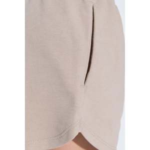 กางเกงขาสั้นกีฬาผู้หญิง ลายฮิต สไตล์ลำลองและสปอร์ต มีเชือกผูก ไซส์ XS ผ้าสแปนเด็กซ์และผ้าฝ้าย  รับสกรีนโลโก้ที่ขอบเอว - Product Image 4