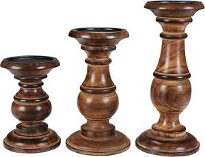 เชิงเทียนไม้ทำมือสุดหรูทันสมัย เป็นมิตรกับสิ่งแวดล้อม ปรับแต่งได้ เหมาะสำหรับตกแต่งบ้าน วันคริสต์มาส และวันวาเลนไทน์ - Product Image 6