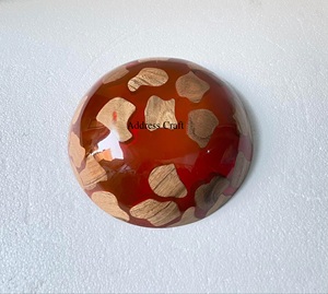 Bol décoratif en bois à fruits en résine à prix abordable bol en résine créatif vaisselle de table décoration de table plateaux ensemble de vaisselle - Product Image 3