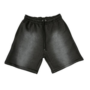 Shorts de survêtement décontractés pour homme en toile 100% coton, taille mi-haute, avec cordon de serrage, respirants, imprimé graphique tendance, légers pour l'été - Product Image 4