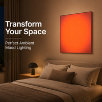 Lumière LED universelle pour salle de méditation, effet lever et coucher du soleil, art mural thérapeutique pour chambre à coucher
