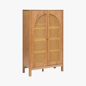 Nordic Simple Modern Sideboard Solid MDF Rattan Locker <b>for</b> Dining Tea <b>Cabinet</b> <b>for</b> Living Room <b>Small</b> Apartment <b>Storage</b> Porch - Product Image 3