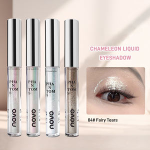 NOVO Fard <span class=keywords><strong>À</strong></span> Paupières Liquide Nacré Changement de <span class=keywords><strong>Couleur</strong></span> Super Shimmer Sparkling Glittering Highlighter Tear Makeup - Product Image 1