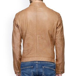 Venta caliente invierno hombres Casual calle y cremallera chaqueta de cuero Material de alta calidad precio al por mayor chaqueta de cuero de los hombres - Product Image 3