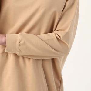 Sweat à capuche islamique surdimensionné de haute qualité pour femme, sweat à capuche à épaules tombantes pour femme, sweat à capuche à manches longues, au prix de gros - Product Image 3