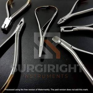 Extrémité de maintien de sécurité distale pince coupe-fil pointe dentaire orthodontique acier inoxydable Instruments dentaires pince coupante distale - Product Image 2