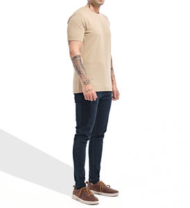 Été Offre Spéciale prix le moins cher OEM fabricant pull à manches étroites 100% coton pull à manches courtes t-shirt pour hommes - Product Image 6