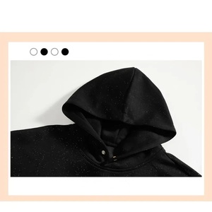 Sweats à capuche pour hommes en éponge française surdimensionnés avec fermeture éclair et lavage à l'acide 100% coton - Product Image 6