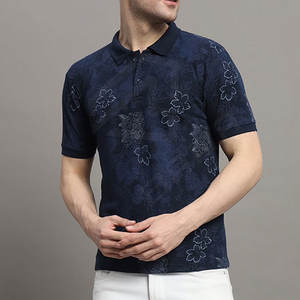 เสื้อกอล์ฟผู้ชายคุณภาพสูง แฟชั่นใหม่ ลายเรียบ ดีไซน์ทันสมัย ผ้าฝ้ายถัก ระบายอากาศได้ดี แขนครึ่งตัว ผลิตในปากีสถาน - Product Image 5