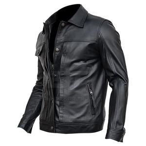 เสื้อแจ็กเก็ตหนังแท้สำหรับผู้ชายเสื้อแจ็กเก็ตหนังแท้สำหรับผู้ชาย2025ออกแบบได้ตามต้องการ - Product Image 3