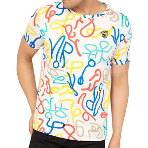 T-shirt personnalisé pour homme, streetwear, col, sublimation, créez votre propre logo, t-shirts de sublimation pour homme - Product Image 1