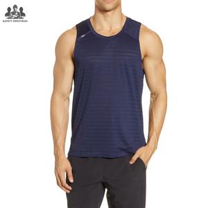 Débardeurs tricotés personnalisés légers, respirants, à séchage rapide et écologiques pour hommes, style décontracté, grande taille, couleur unie, 100 % coton, vente en gros 2025 - Product Image 2