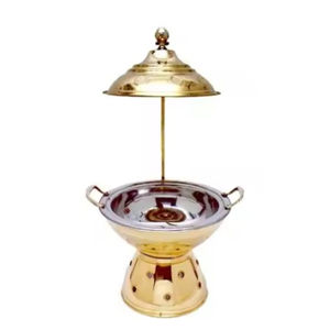 Fournitures d'hôtel Serveur de nourriture attrayant Plats de chauffe-plat pour événements de mariage Plat de chauffe-plat pour traiteur - Product Image 6