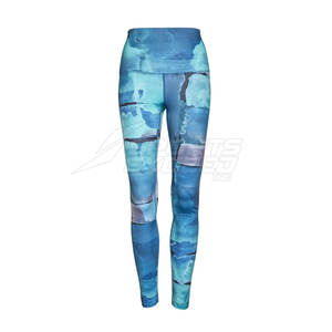 New Style Custom Made High Quality Women Legging Solid Color Spandex/Polyester Breathable Fleece Made in Pakistan - Product Image 1