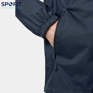 Chaqueta impermeable cortavientos para hombre a la venta, chaqueta impermeable para hombre con logotipo bordado personalizado de fabricante OEM - Product Image 4