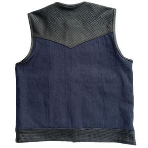 เสื้อแข่งรถมอเตอร์ไซค์กันลมเสื้อหนังคอตตอนแขนกุดสไตล์โมโต - Product Image 4