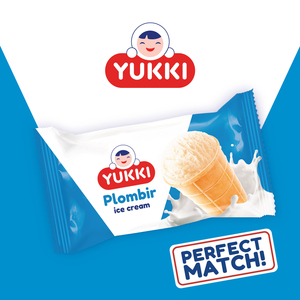 YUKKI Vanilla Plombir dans un gobelet en gaufre 75g, Vente en gros auprès du fabricant - Product Image 2