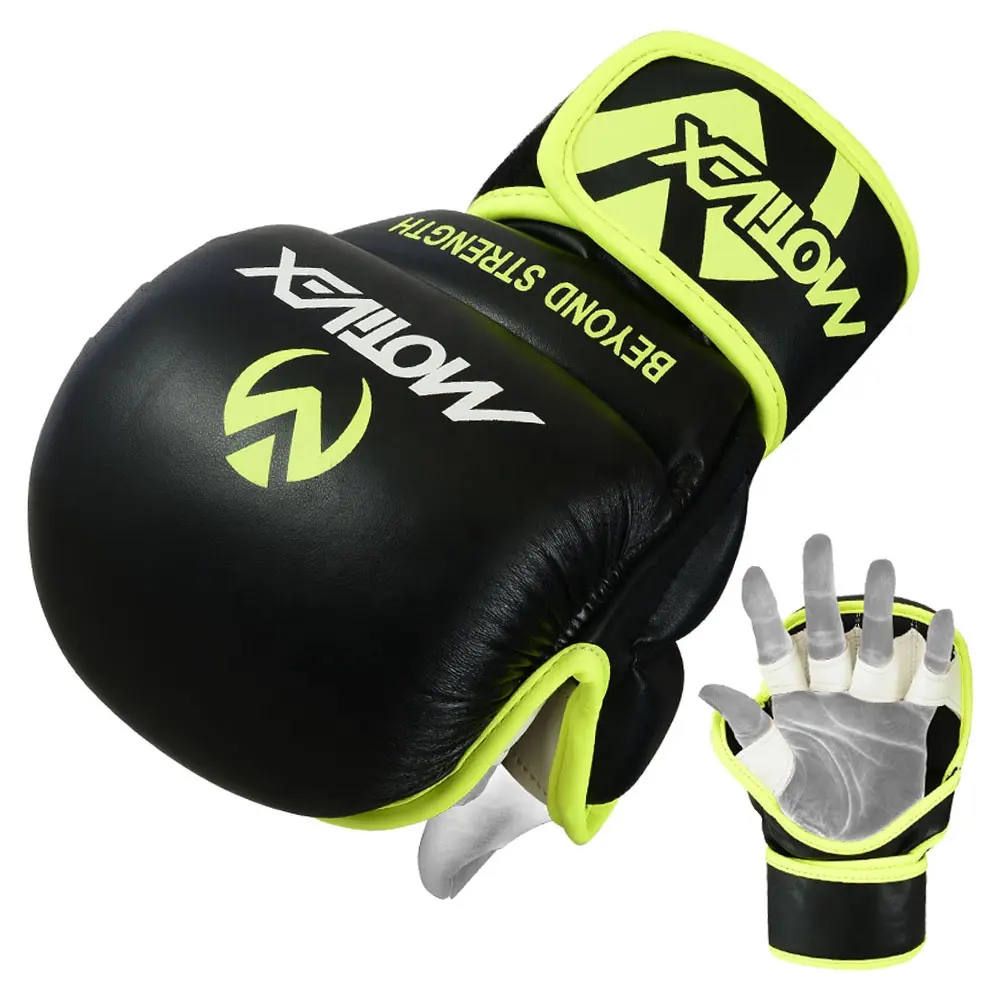 Hochwertige MMA Handschuhe Sparring Shooter Grappling Boxhandschuhe Käfig Kampfzubehör Matt Trainingsübung UFC Kampfsport Handschuh