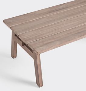 Phong Cách Hiện Đại Rắn Gỗ Tếch Ngoài Trời Bàn Cà Phê Phục Hồi Phần Cứng Đồ Nội Thất Cho Vườn Gỗ Tếch Bàn Cà Phê - Product Image 5