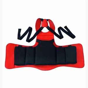 Gilet de corps de couleur rouge-Protecteur de poitrine d'arts martiaux et de protection de poitrine d'entraînement Sports Logo personnalisé de meilleure qualité pour la protection de poitrine de boxe - Product Image 4