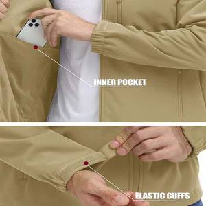 Veste Softshell pour homme à manches longues fabriquée en usine, en vente, mode d'hiver, veste Softshell pour homme pour usage extérieur, service OEM - Product Image 4