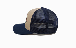 Comfortable & High Quality Fashion for Outdoor Use, Adjustable Logo 6 Panel Structured <b>Navy</b> Mesh Back Sport Cap, Made in Vietnam - Product Image 3