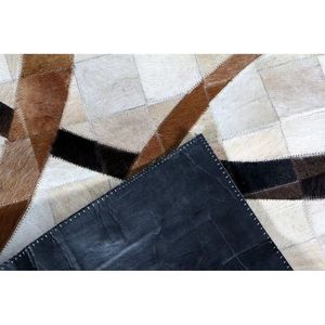 Tapis de sol de voiture en cuir véritable avec poils - Product Image 4