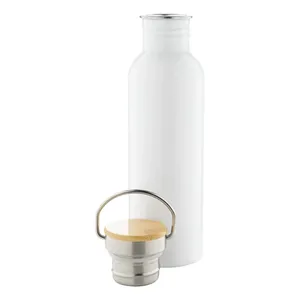 Borraccia Personalizzata Promozionale in Acciaio e Bambù - Product Image 3
