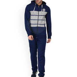 Survêtement d'hiver à capuche solide et coupe-vent 100% coton Dernier design Logo personnalisé Grande taille Hommes Survêtement - Product Image 1