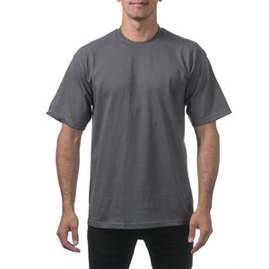 Camiseta Casual de Cuello Redondo para Hombre Pro Club, 100% Algodón, Gruesa, Ecológica, de Secado Rápido, Ajuste Holgado, Manga Corta para Adultos - Product Image 2