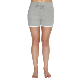 Pantalones cortos deportivos para correr de algodón de alta calidad, cordón de cintura elástica suave colorido con patrón sólido, ajuste holgado informal - Product Image 2