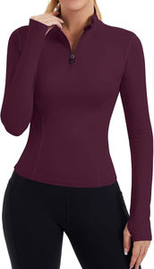 Camiseta Deportiva de Manga Larga con Cierre de Cremallera, Secado Rápido, para Golf, Ajuste Atlético, Estampado, Poliéster/Nailon, Pantalones Jodhpur 2026 - Product Image 4