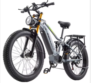 Bicicleta Eléctrica de Montaña con Llantas Gruesas de 26 Pulgadas 4.0 BURCHDA RX80 48V20Ah Bicicleta para Nieve SHIMANO - Product Image 3