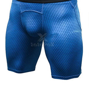 Vêtements de sport pour hommes, shorts de compression, taille élastique, couleur unie, sur mesure, haute qualité, matière durable, respirante - Product Image 5